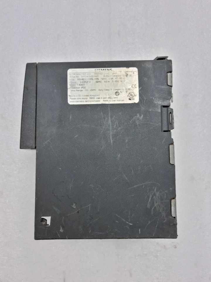 Siemens Micromaster 420 6SE6420-2UD21-5AA1 380-480V Made In United Kingdom